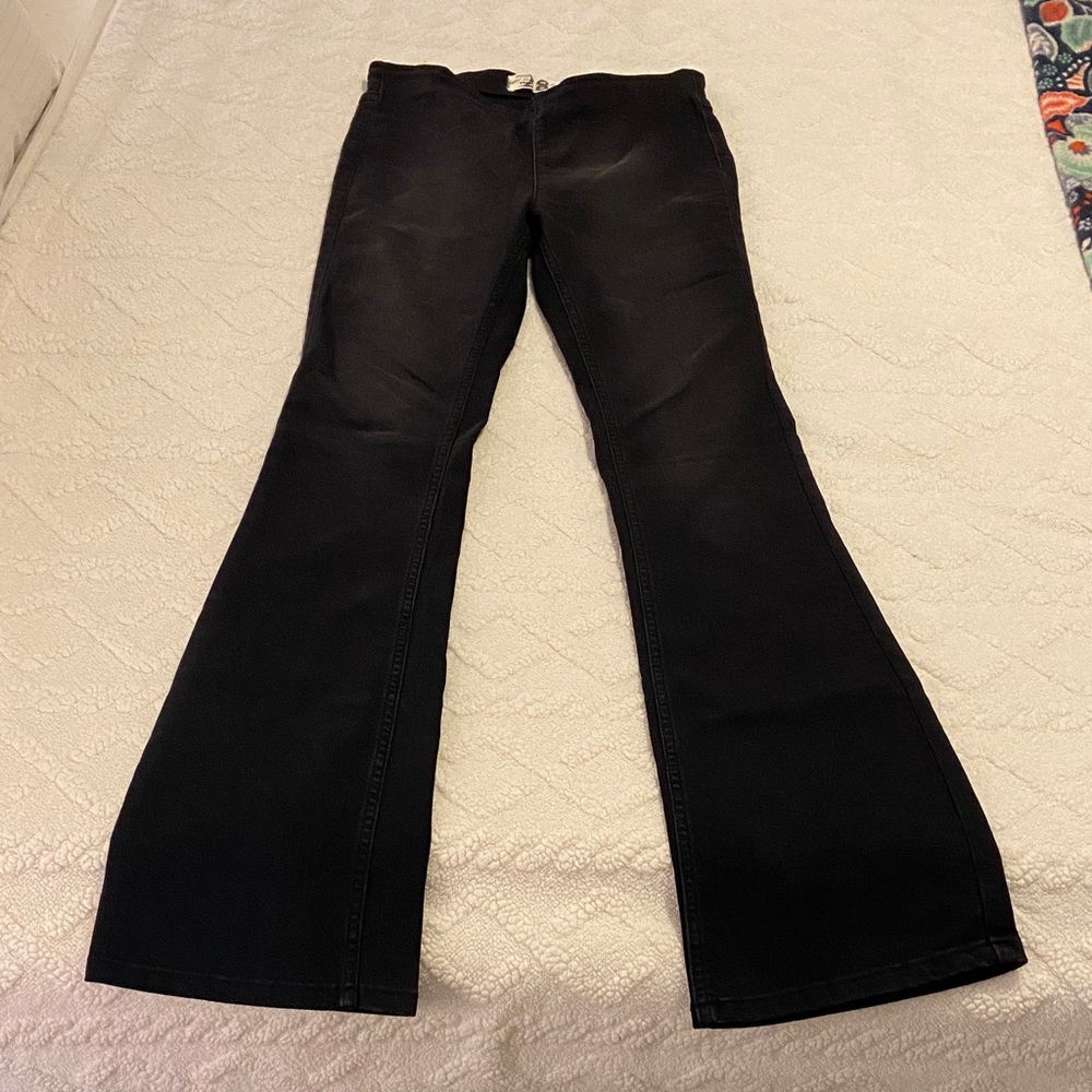 Free People Black Flare Jeans